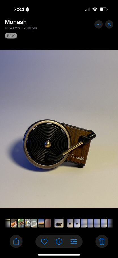 Record Player Car Diffuser